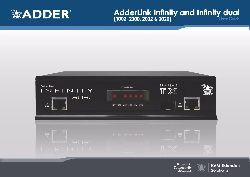 Página 1 del manual Manual de usuario Adder ALIF2002T