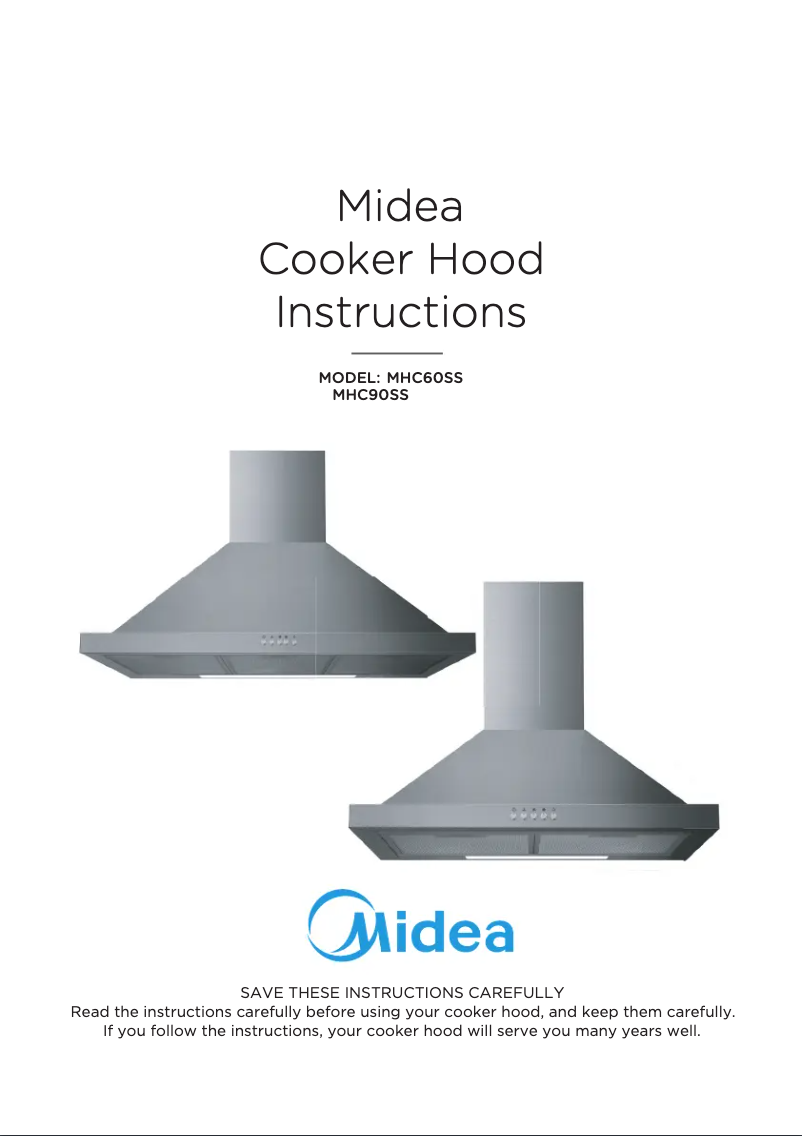 Page 1 de la notice Manuel utilisateur Midea MHC60SS