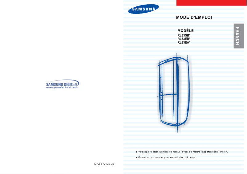 Image de la première page du manuel de l'appareil RL33SBSW