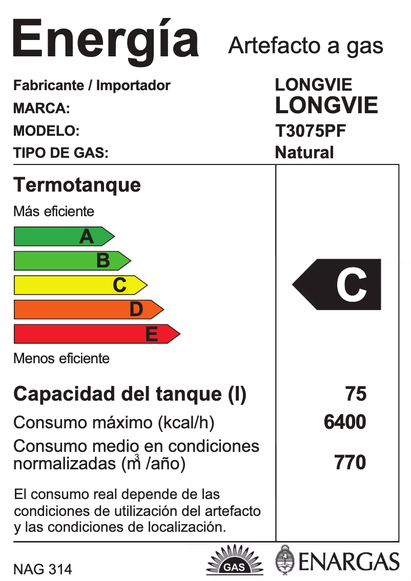 Image de la première page du manuel de l'appareil T3075PF