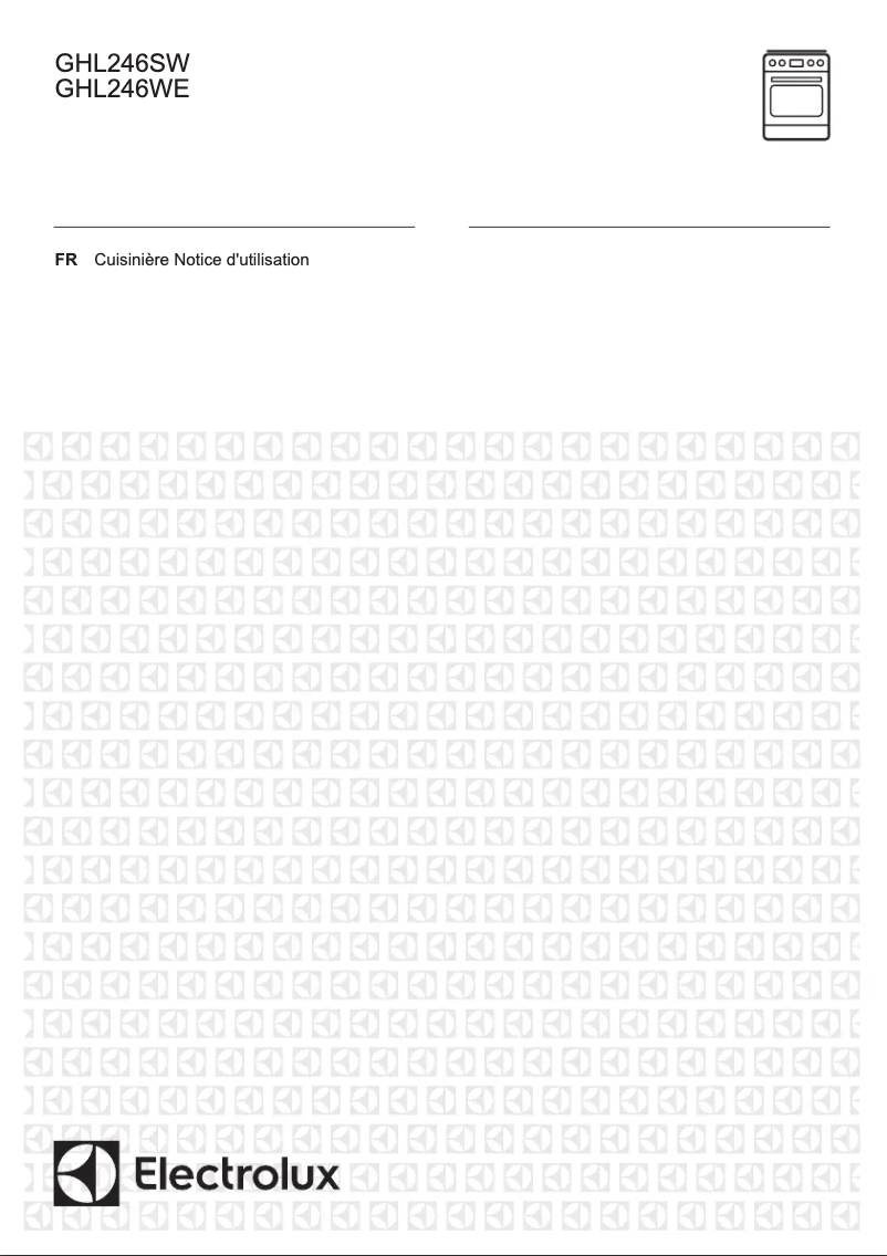 Page n°1 - Manuel utilisateur Electrolux GHL246SW