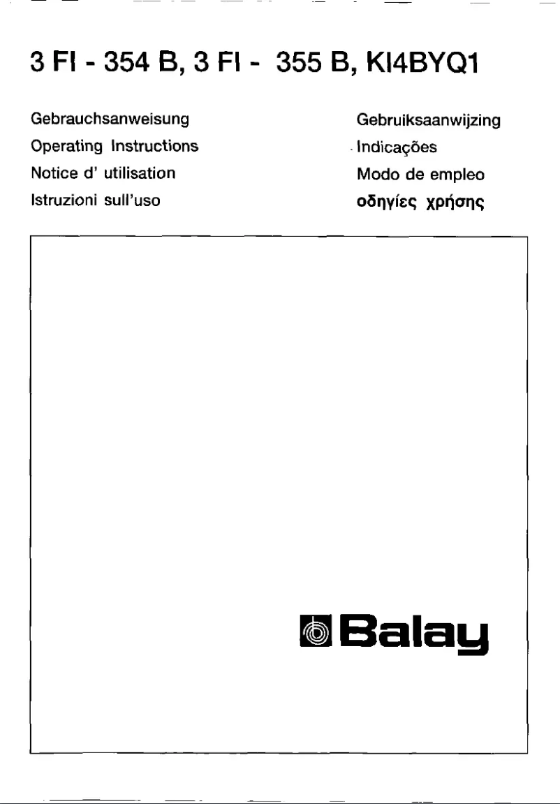 Image de la première page du manuel de l'appareil KI 4 BYQ 2