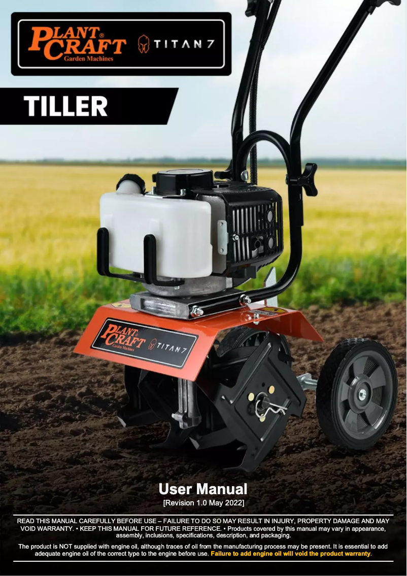 Image de la première page du manuel de l'appareil Titan 7