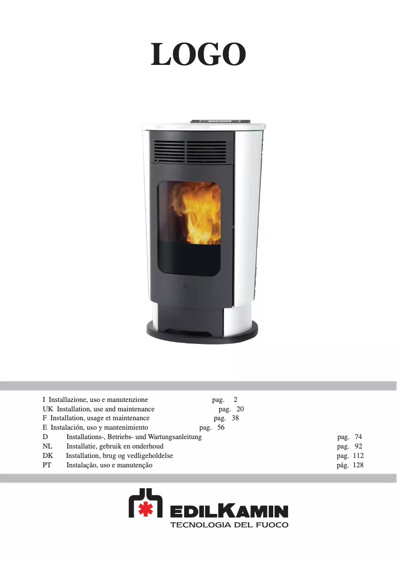 Página 1 del manual Manual de usuario Edilkamin LOGO