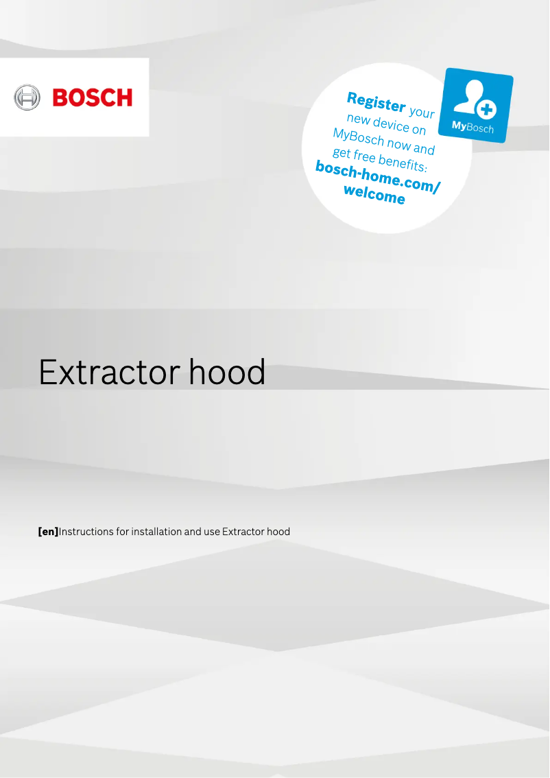 Page 1 de la notice Manuel utilisateur Bosch Serie 8 DFS097J50B