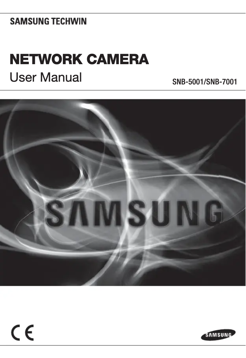 Page 1 de la notice Manuel utilisateur Samsung SNB-5001