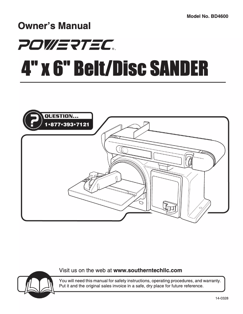 Page n°1 - Manuel utilisateur Powertec BD4600