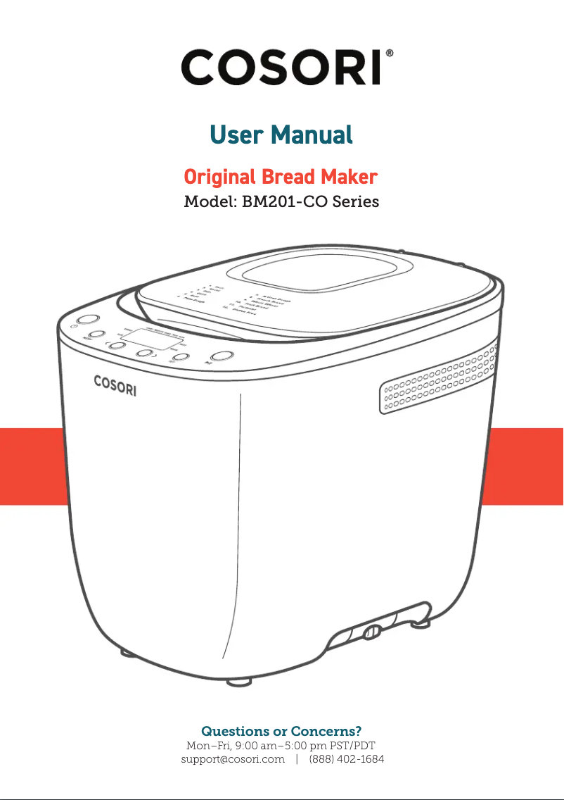 Page 1 de la notice Manuel utilisateur Cosori BM201-CO