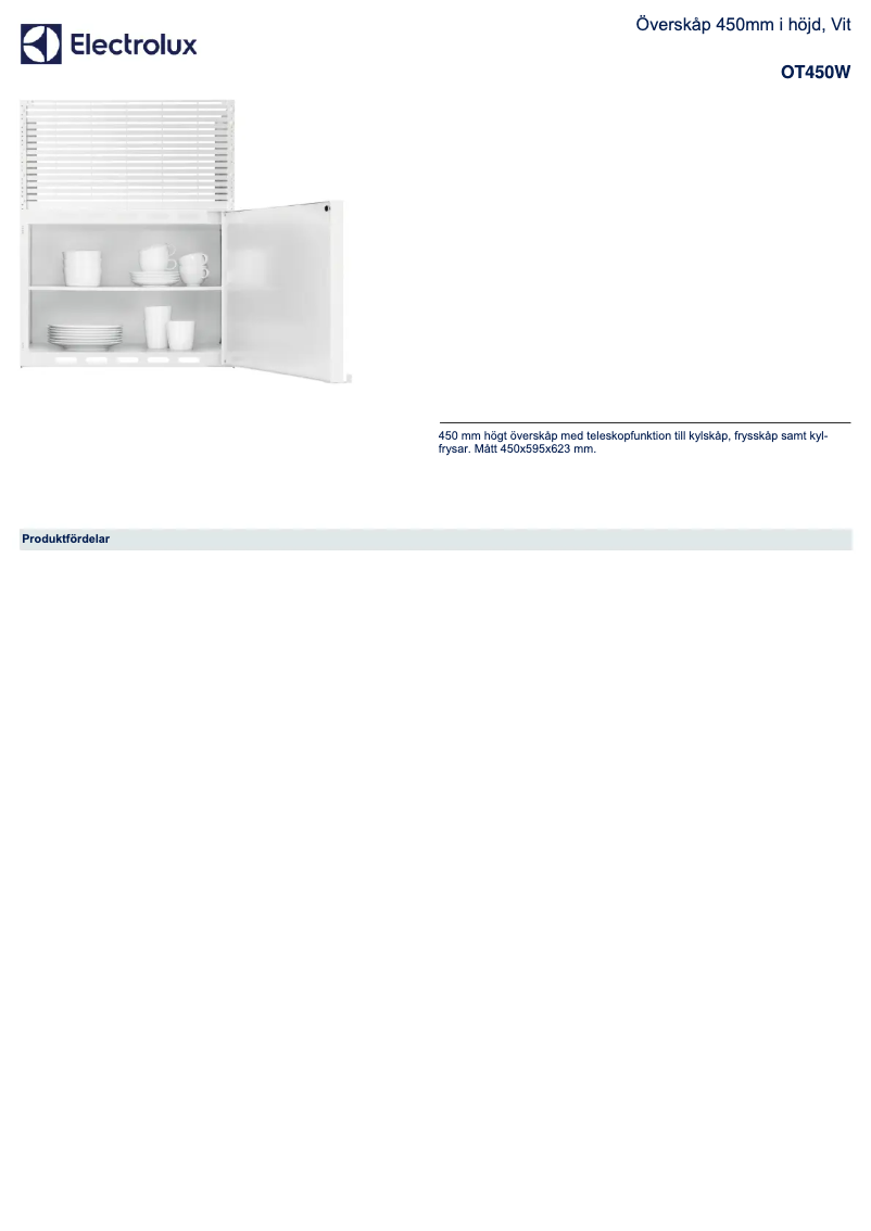 Image de la première page du manuel de l'appareil OT450W