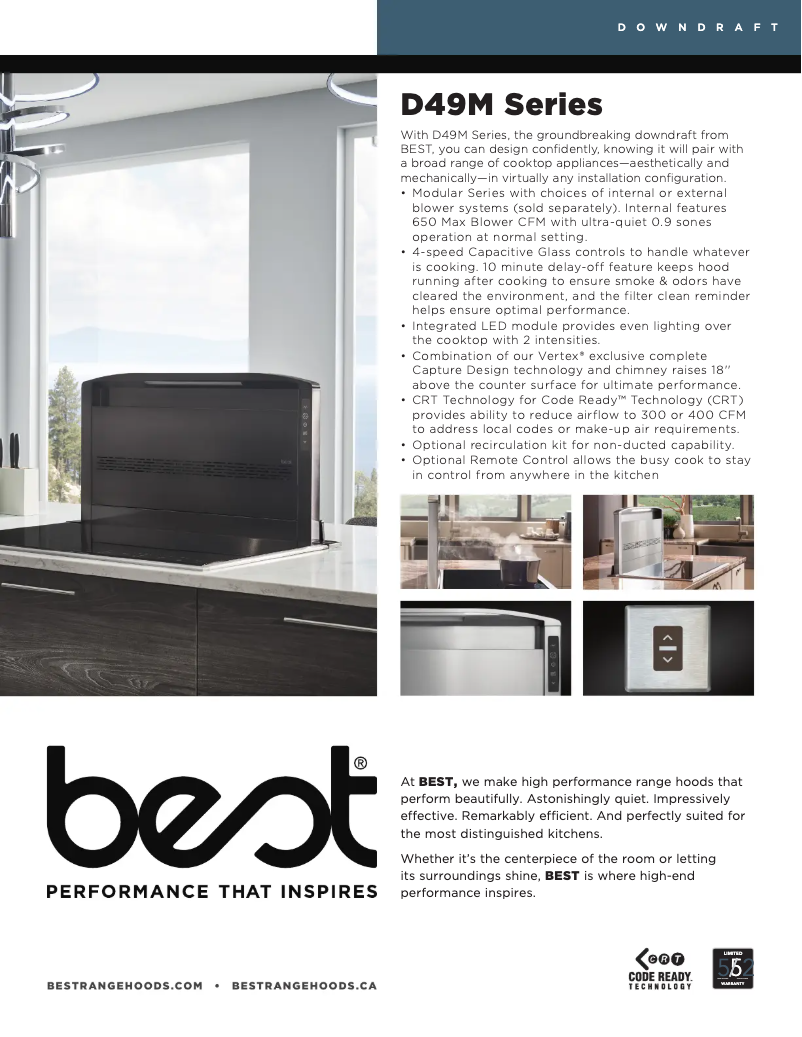 Image de la première page du manuel de l'appareil D49M36BLS