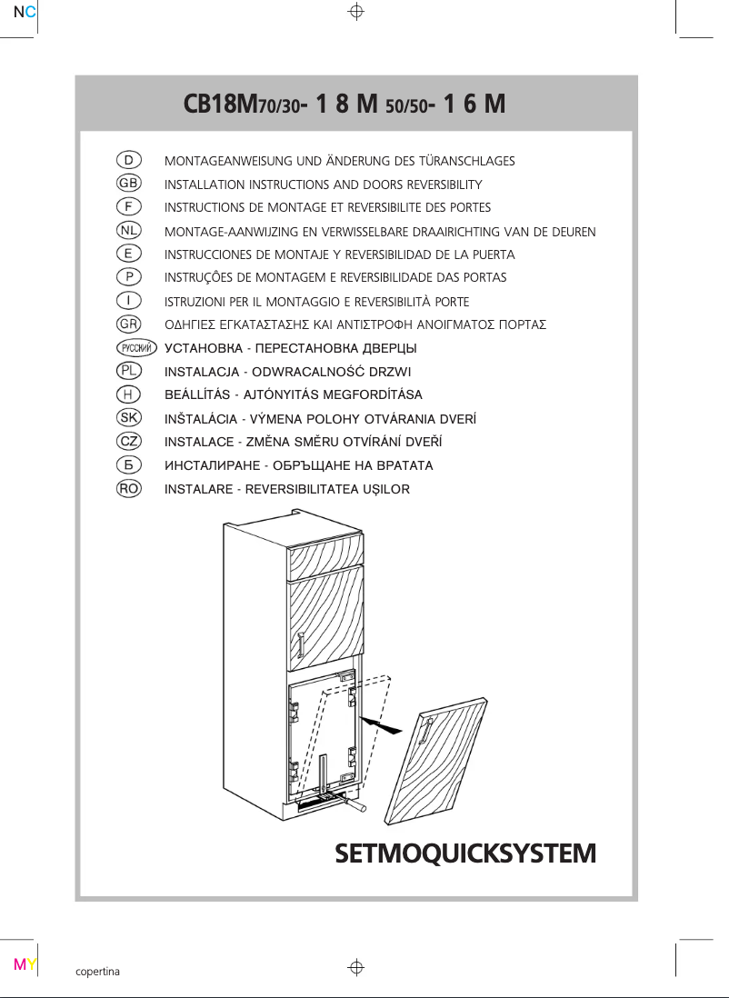 Page 1 de la notice Manuel utilisateur Smeg CR 326 AP