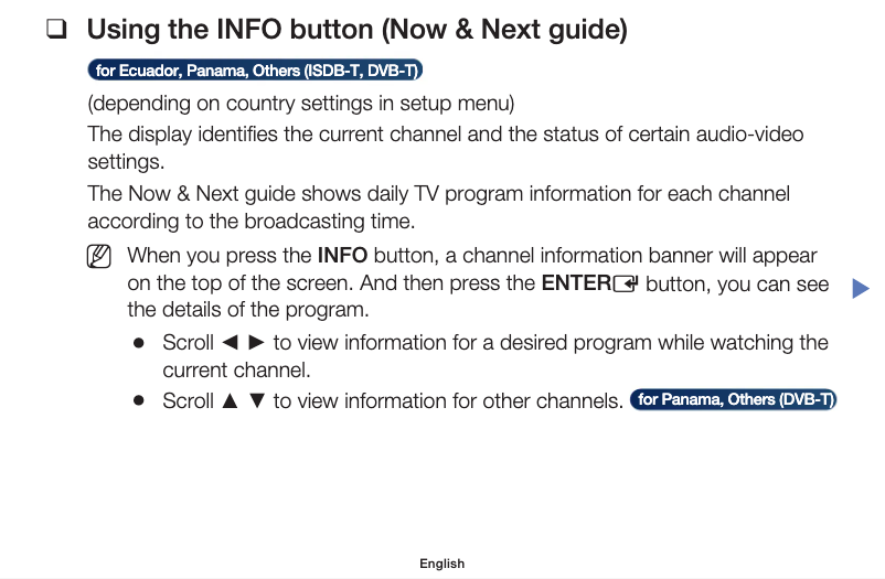 Page 1 de la notice Manuel utilisateur Samsung UN46FH5005H