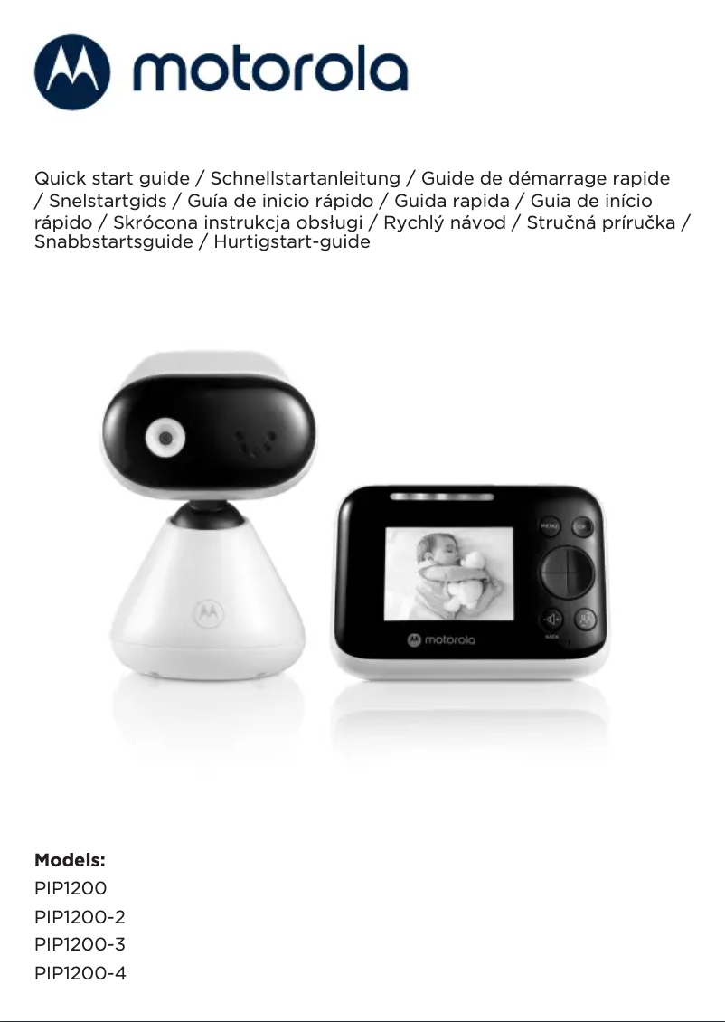 Page 1 de la notice Manuel utilisateur Motorola PIP1200