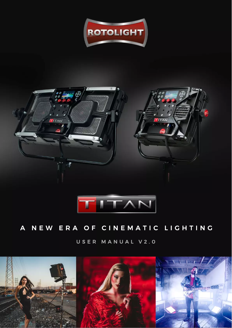 Image de la première page du manuel de l'appareil Titan X1
