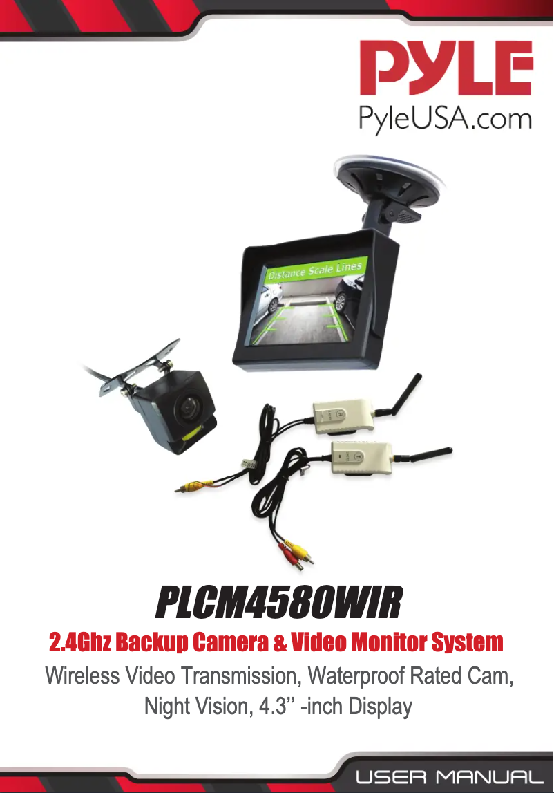 Página 1 del manual Manual de usuario Pyle PLCM4580WIR