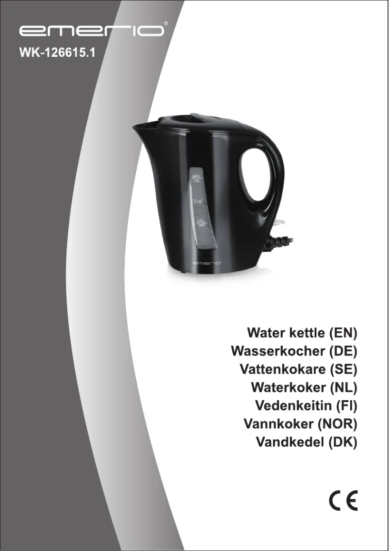 Page 1 de la notice Manuel utilisateur Emerio WK-126615.1
