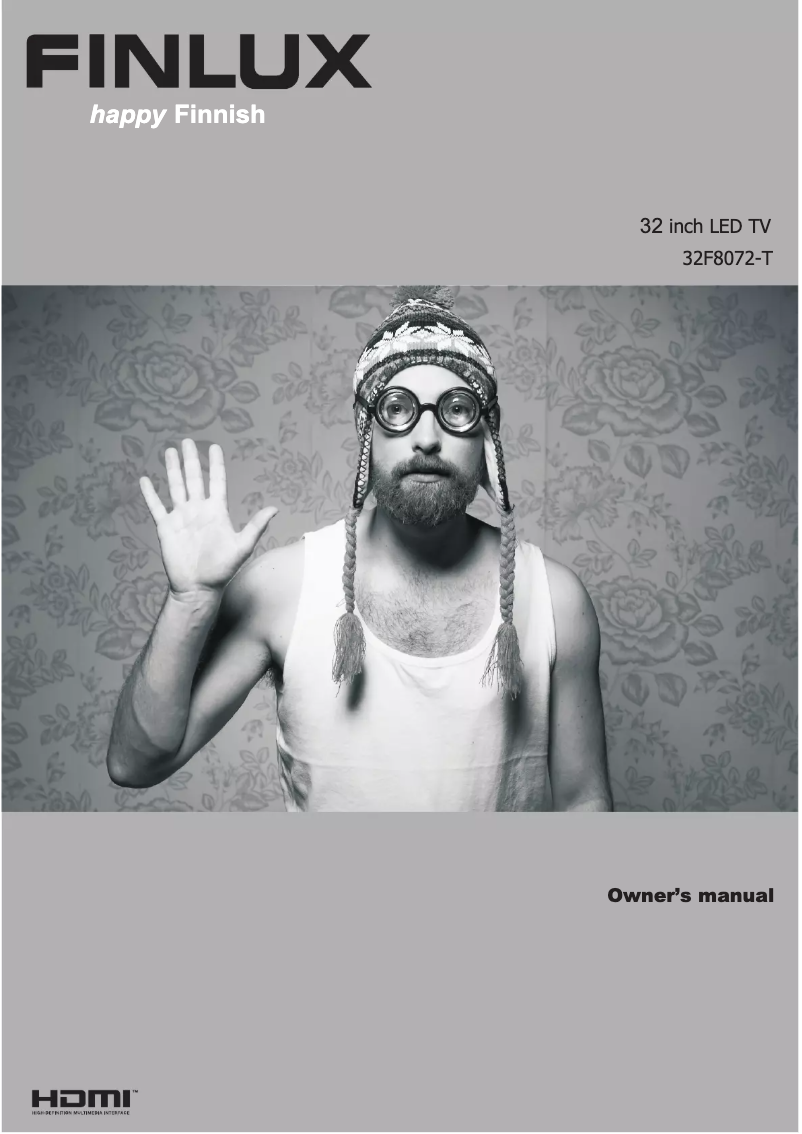 Image de la première page du manuel de l'appareil 32F8072-T