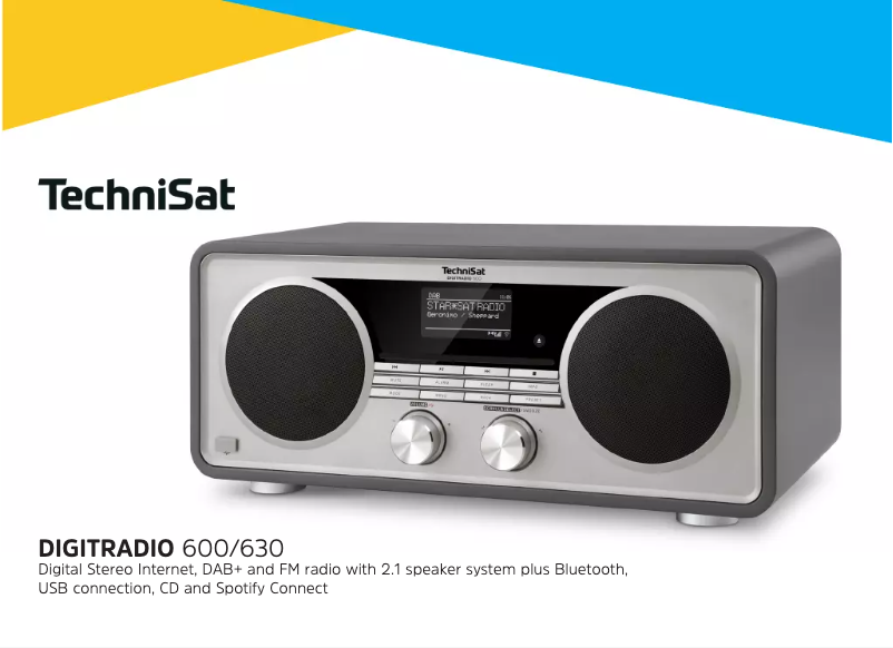 Page 1 de la notice Manuel utilisateur TechniSat Digitradio 630