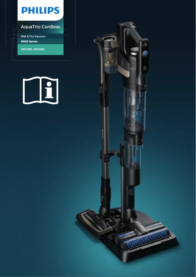 Page n°1 - Manuel utilisateur Philips AquaTrio Cordless XW9385