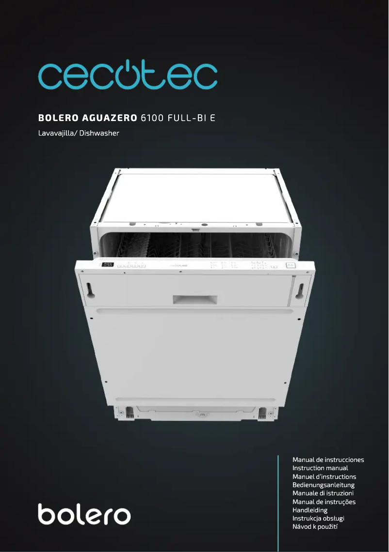 Página 1 del manual Manual de usuario Cecotec Bolero Aguazero 6100 Full Built-in E
