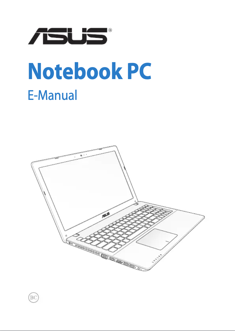 Image de la première page du manuel de l'appareil X550LD