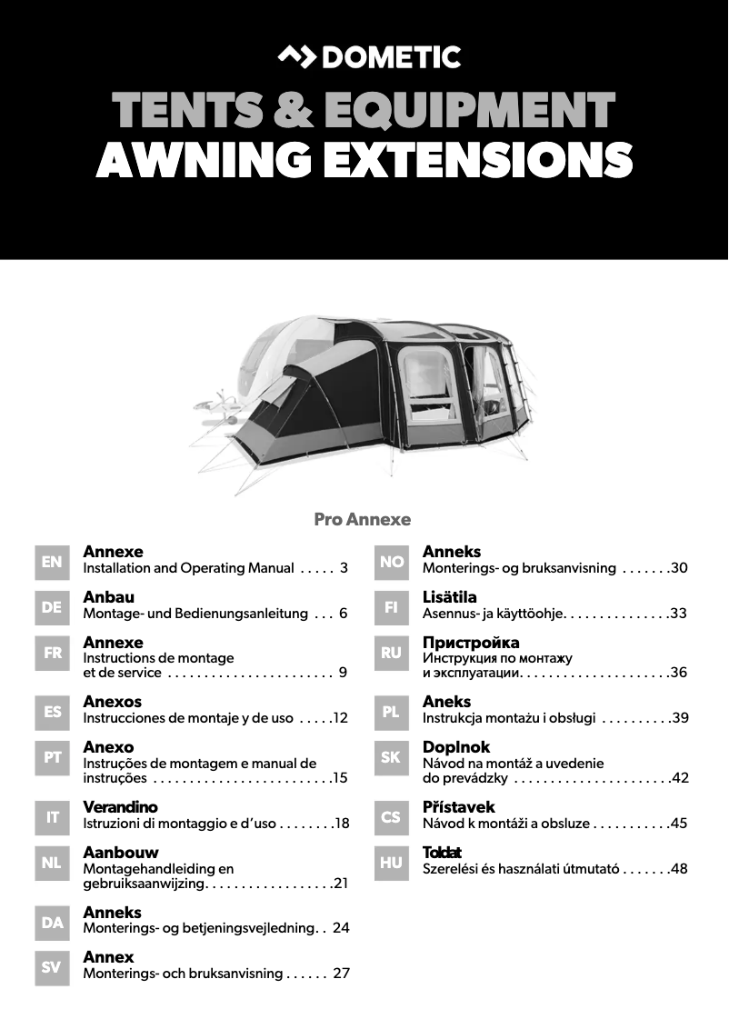 Imagen de la primera página del manual del dispositivo Pro Annexe