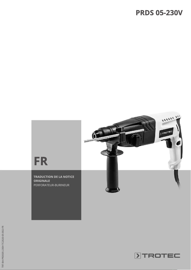 Page n°1 - Manuel utilisateur Trotec PRDS 05-230V