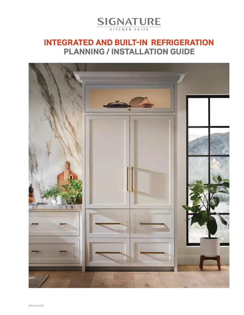 Page 1 de la notice Guide d'installation Signature SKSCW181RP