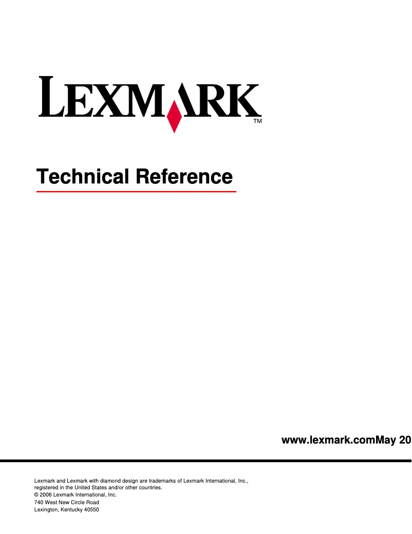 Page 1 de la notice Manuel utilisateur Lexmark W840