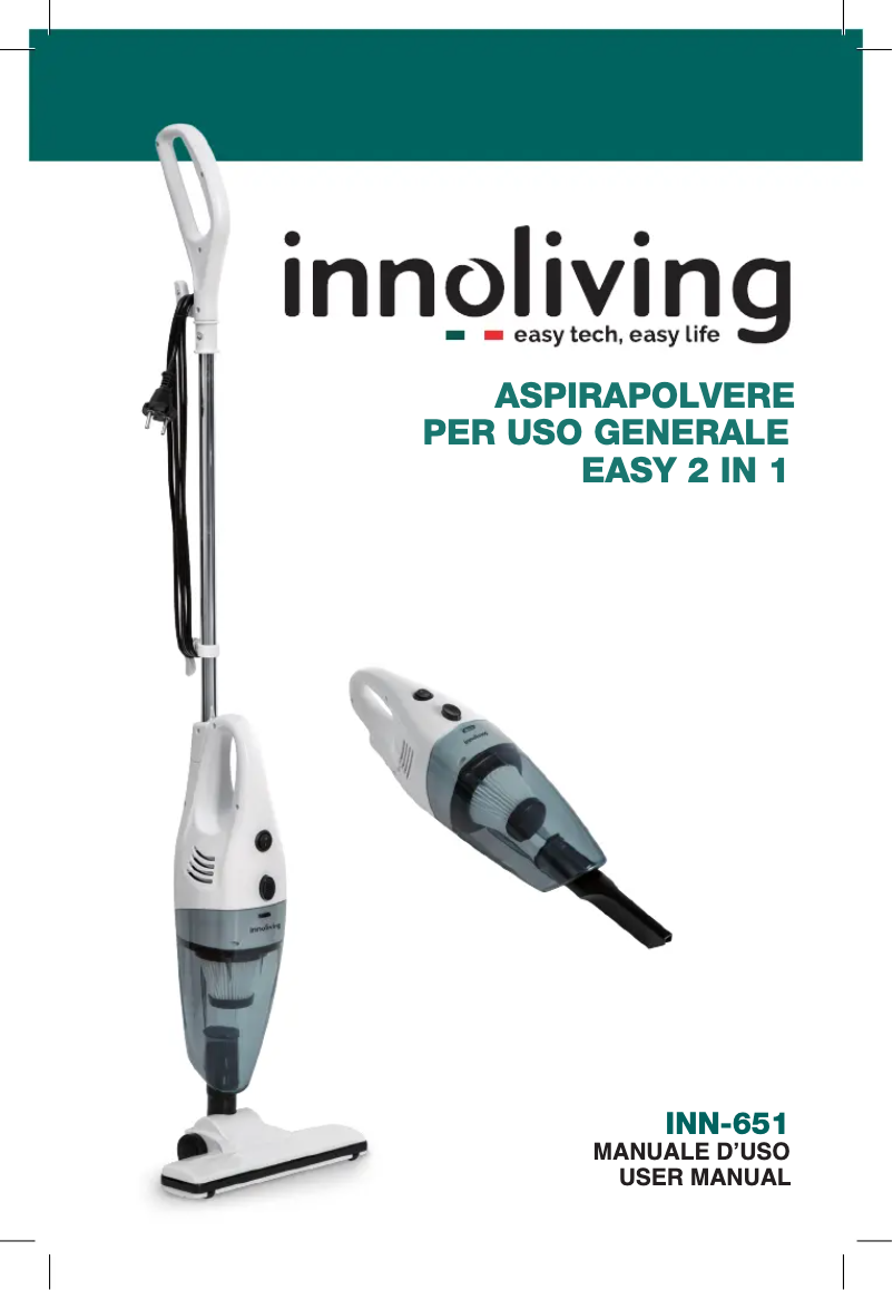 Page n°1 - Manuel utilisateur Innoliving INN-651