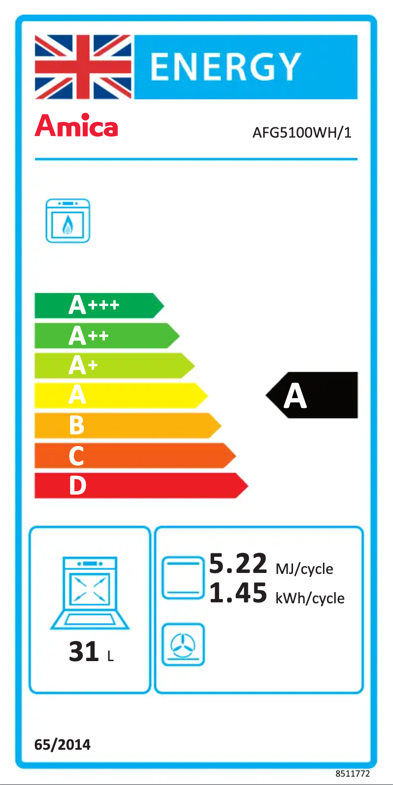 Imagen de la primera página del manual del dispositivo AFG5100WH