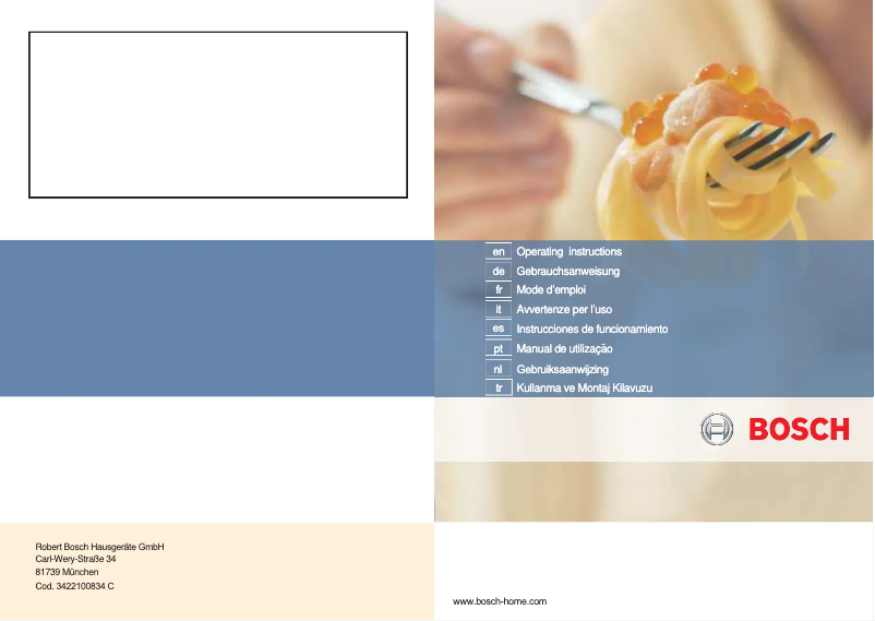 Page n°1 - Mode d'emploi Bosch PGE675K01E