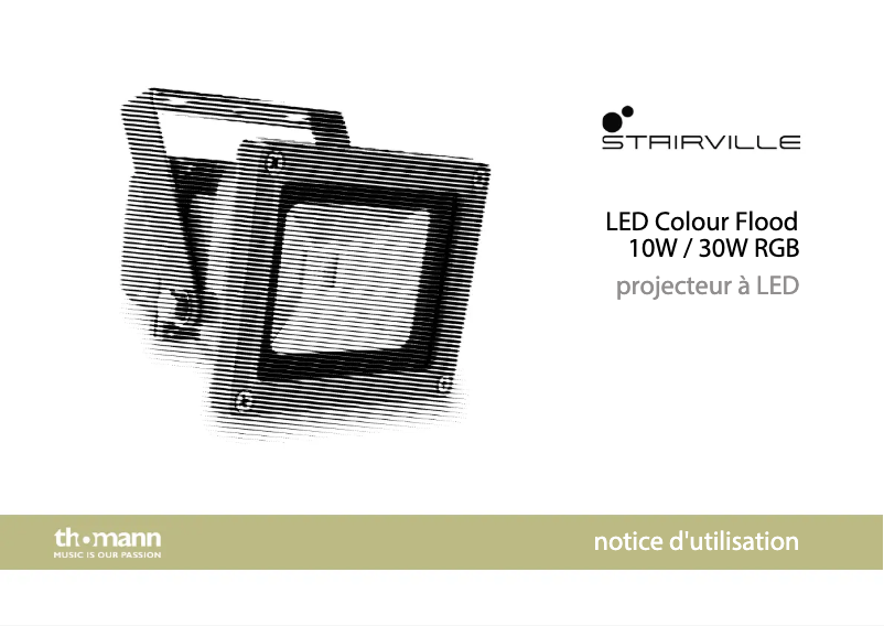 Page n°1 - Manuel utilisateur Stairville LED Colour Flood 10W RGB