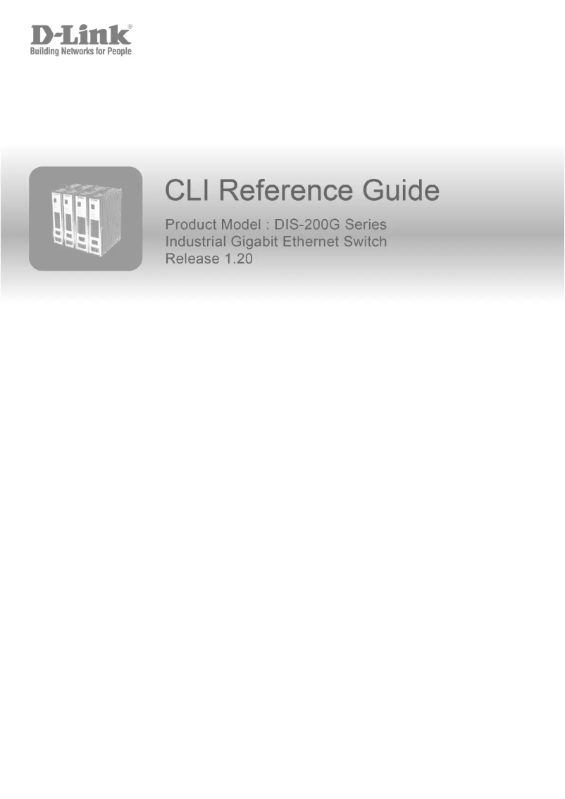 Image de la première page du manuel de l'appareil DIS-200G-12S