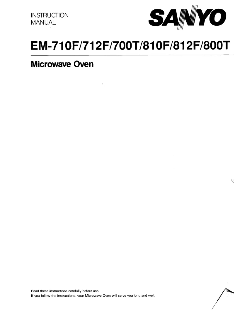 Image de la première page du manuel de l'appareil EM-710F