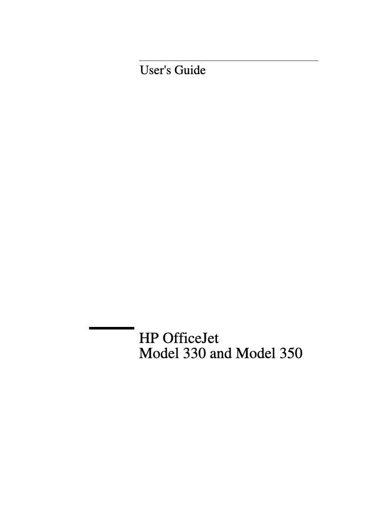Page 1 de la notice Manuel utilisateur HP OfficeJet 330