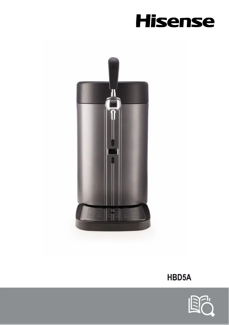 Page 1 de la notice Manuel utilisateur Hisense HBD5A