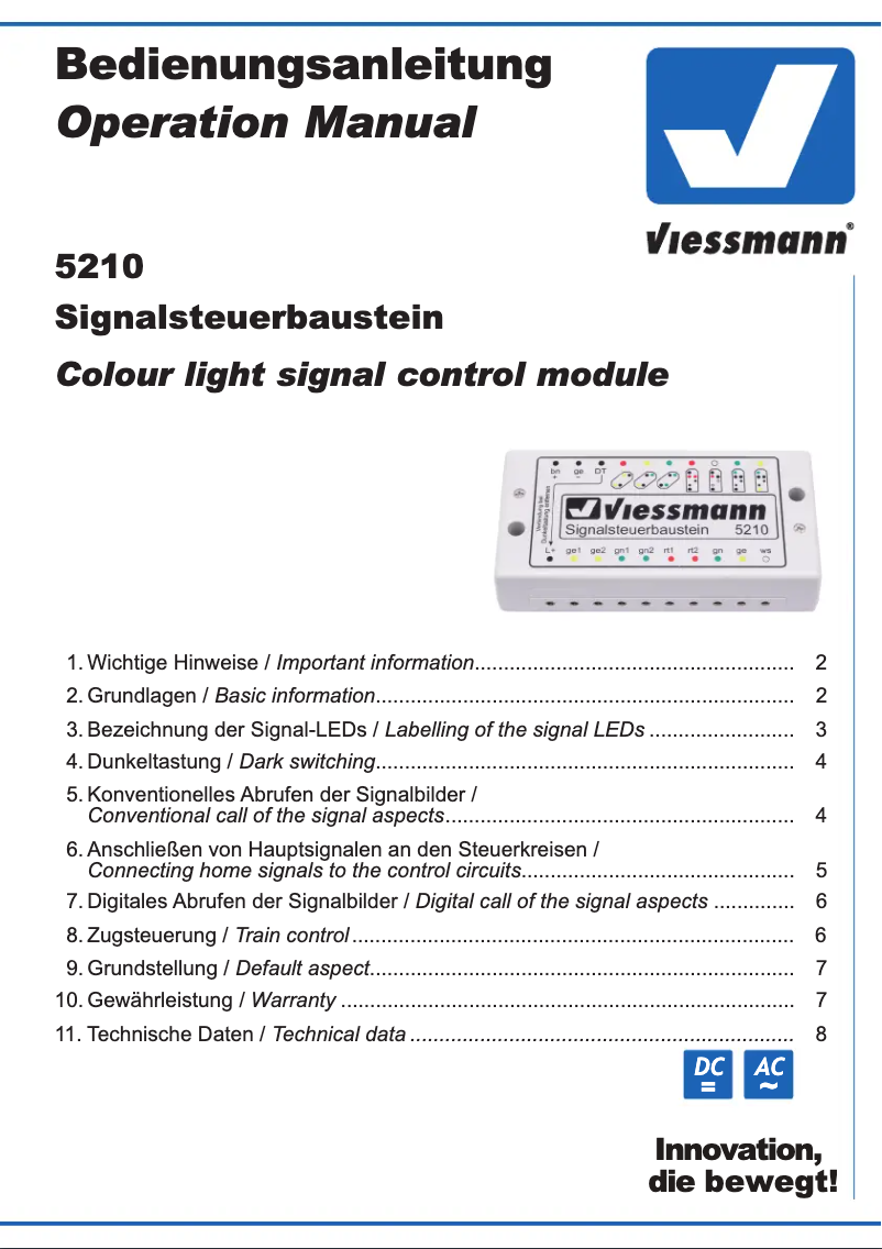 Página 1 del manual Manual de usuario Viessmann 5210