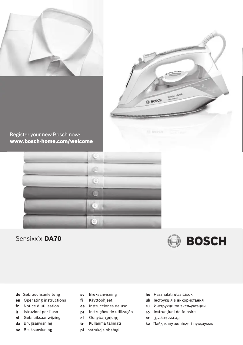 Página 1 del manual Manual de usuario Bosch Sensixx'x DA70 SensorSecure i-Temp TDA703021I