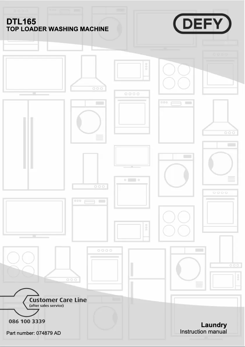 Image de la première page du manuel de l'appareil DTL165