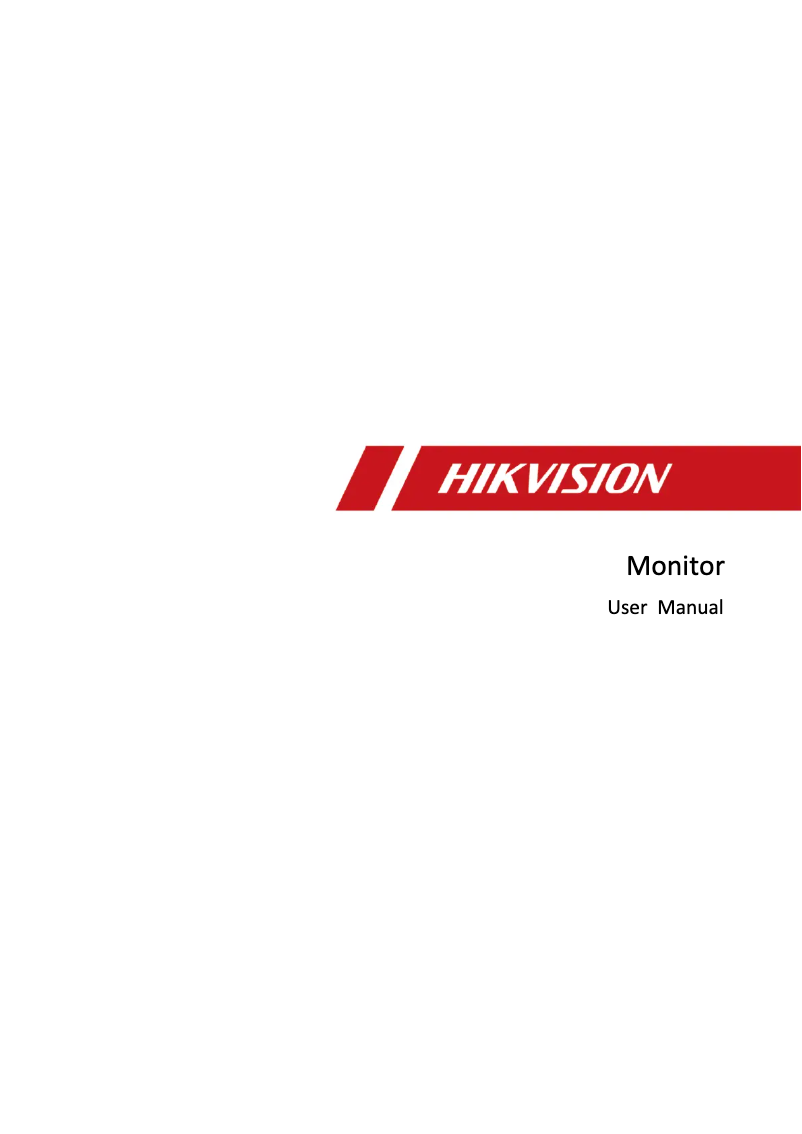 Page n°1 - Manuel utilisateur Hikvision DS-D5022F2-1V2