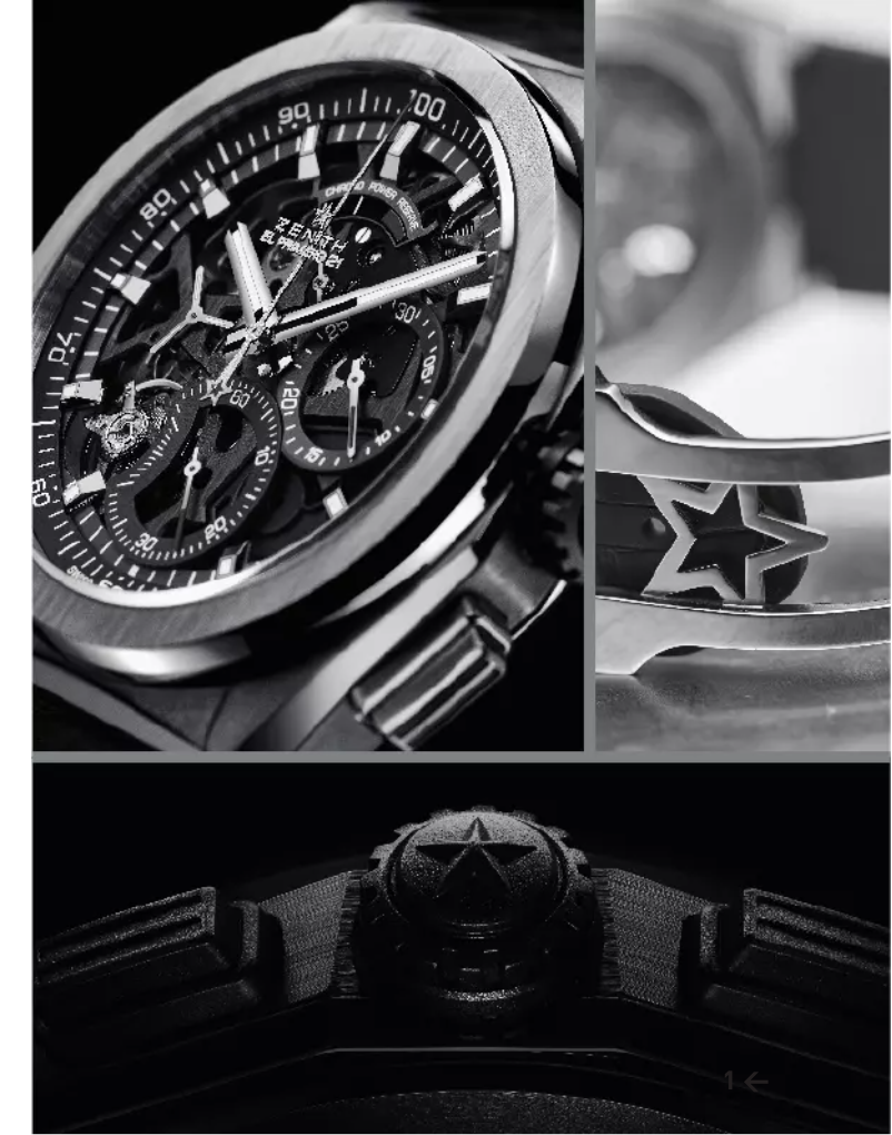Page 1 de la notice Manuel utilisateur Zenith Defy El Primero 21 49.9000.9004/78.R782