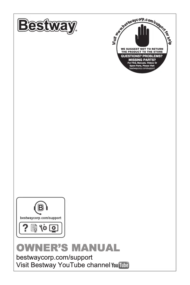 Image de la première page du manuel de l'appareil Hydro-Force 15181