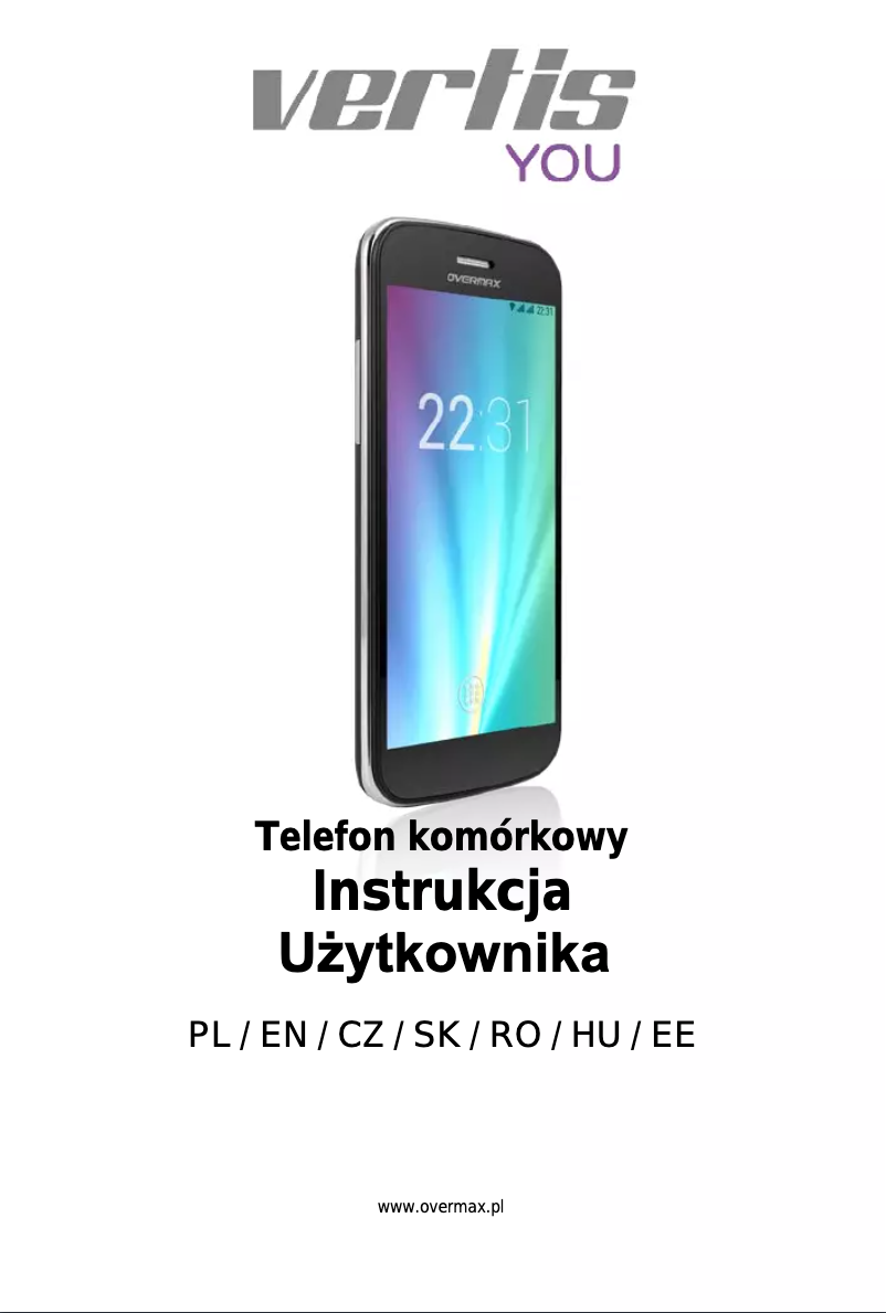 Page 1 de la notice Manuel utilisateur Overmax Vertis You