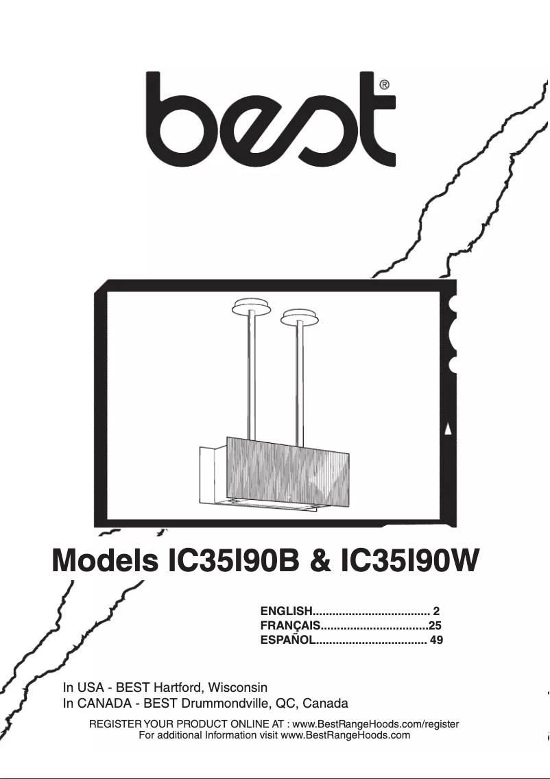 Page n°1 - Manuel utilisateur Best Secret IC35I90W