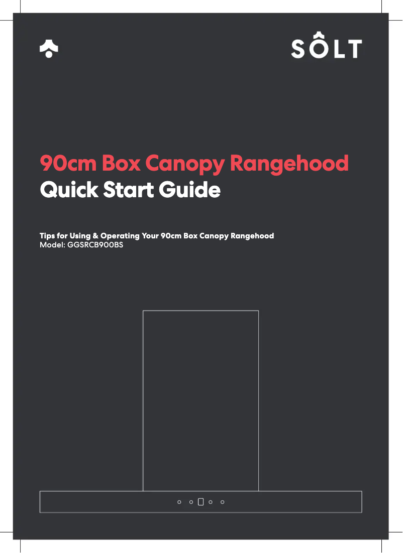 Image de la première page du manuel de l'appareil GGSRCB900BS