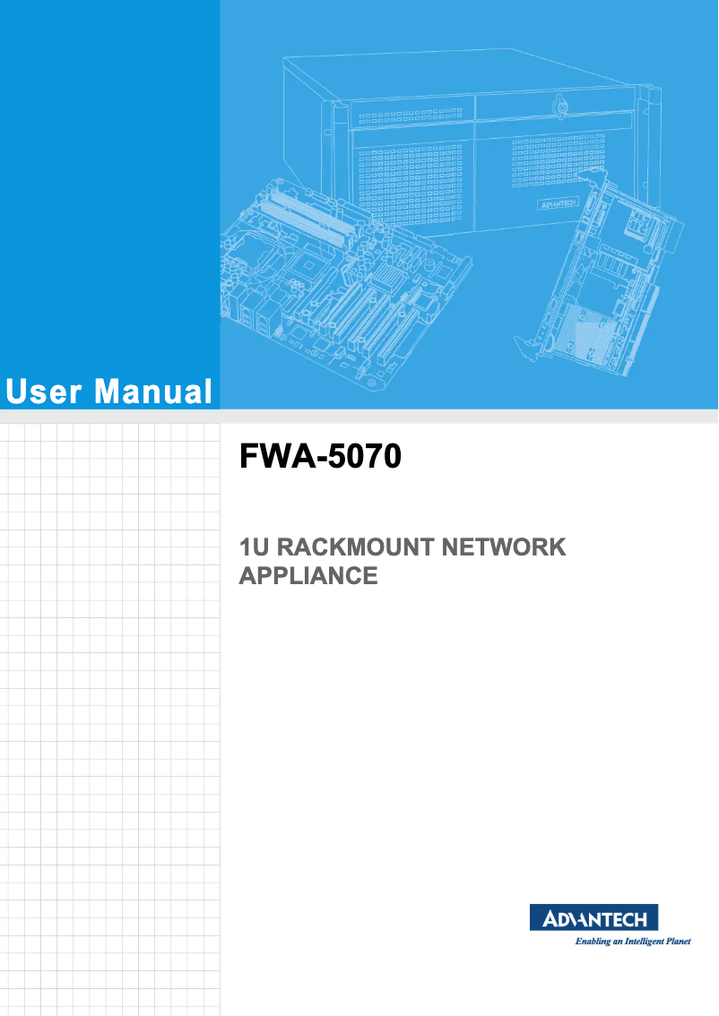 Page n°1 - Manuel utilisateur Advantech FWA-5070