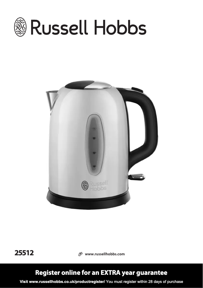 Page n°1 - Manuel utilisateur Russell Hobbs Worcester 25512