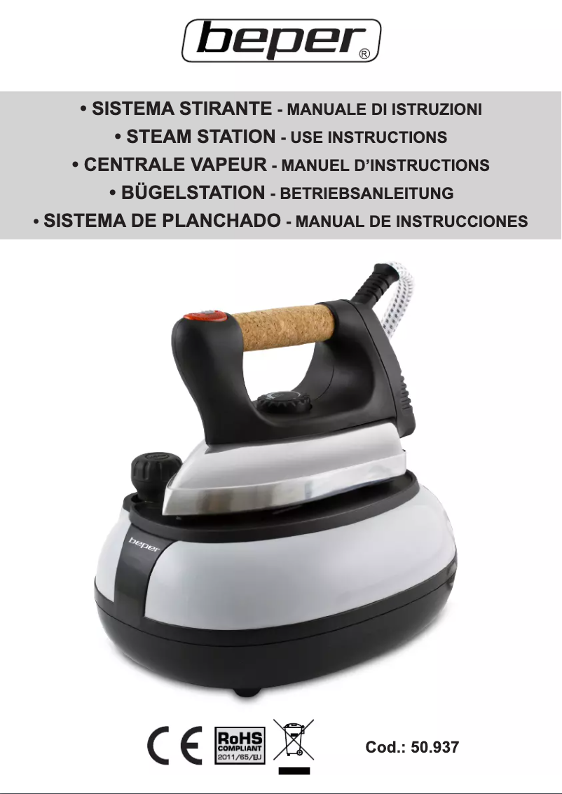 Page 1 de la notice Manuel utilisateur Beper 50.937