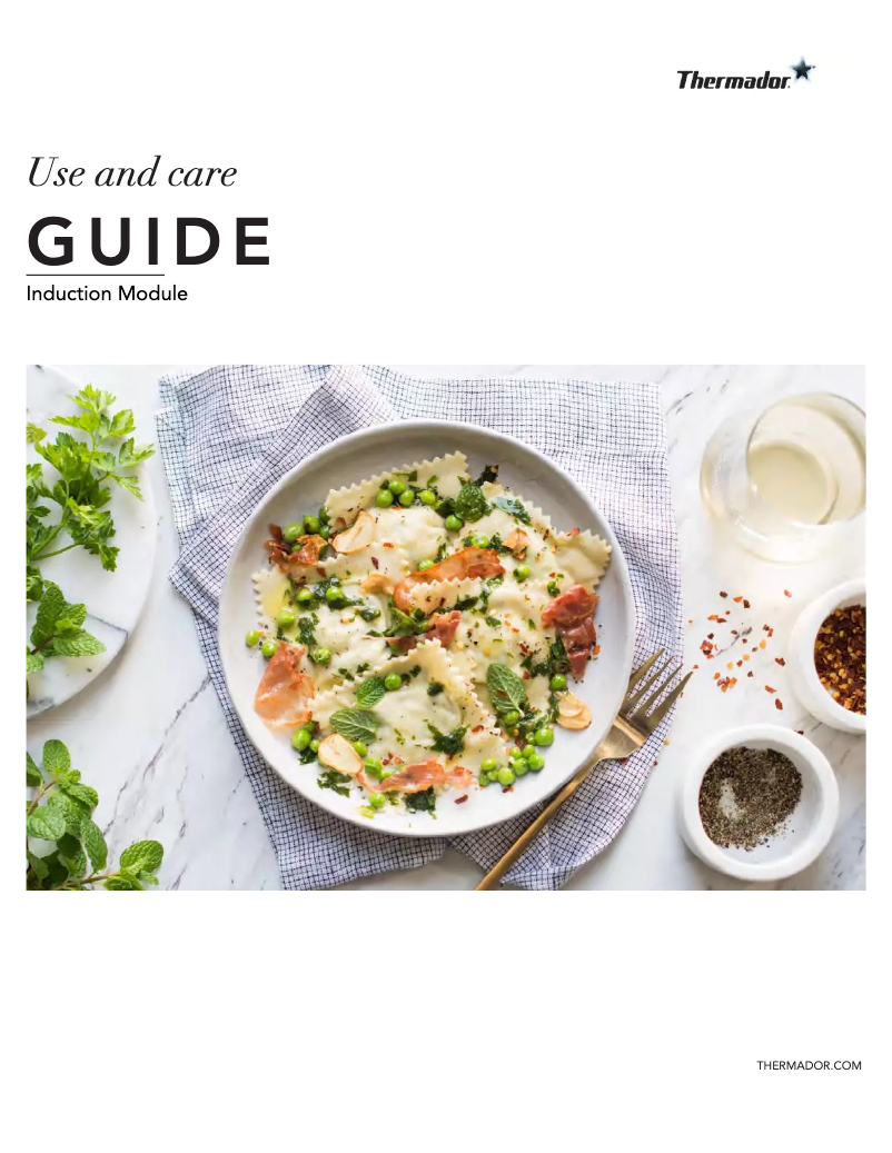 Page 1 de la notice Manuel utilisateur Thermador PRD48WISGU